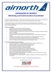 EXPRESSIONS OF INTEREST Marketing and