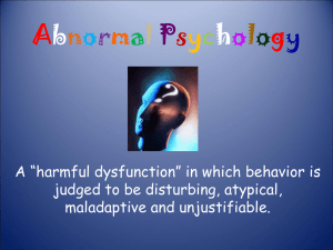 16.Abnormal PsychologyDSM5