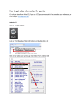 How to get table information for queries