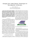 Emerging Non-volatile Memory Technologies for Reconfigurable