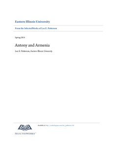 Antony and Armenia - SelectedWorks