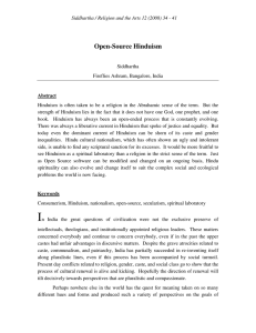 Open-Source Hinduism