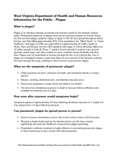 Plague Information for the Public