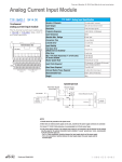 Analog Current Input Module