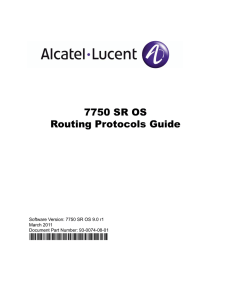 7750 SR OS Routing Protocols Guide