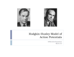 Hodgkin-Huxley Model of Action Potentials