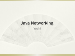 Java Networking - cs.nthu.edu.tw