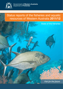 Status reports of the fisheries and aquatic resources of Western