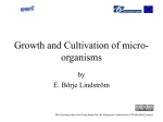 Growth and Cultivation of micro