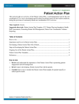 Patient Action Plan
