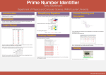 Prime Number Identifier - Wilfrid Laurier University Physics Labs