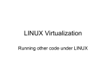 LINUX Virtualization