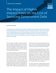 The Impact of Higher Interest Rates on the Cost of