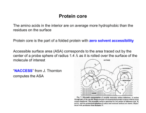 Protein core - Acsu.buffalo.edu
