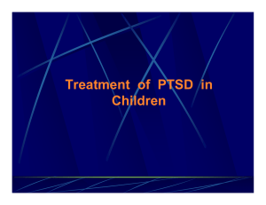 Treatment of Childhood PTSD