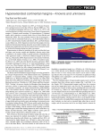 Hyperextended continental margins—Knowns and