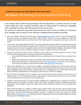 In Focus: Marketing Communications Planning