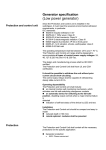 Generator specification - Schneider Electric België