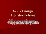 6-5.2 Energy Transformations