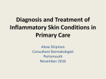 Inflammatory Skin Conditions in Primary care