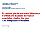 Snapshot: Economic forecasts of 2013 in Hungary and the