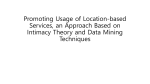 Promoting Usage of Location-based Services, an Approach Based