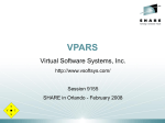 VPARS DataBase - Virtual Software Systems, Inc.