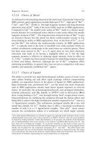 3.2.1.6 Choice of Metal 3.2.1.7 Choice of Ligand