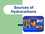 Sources of Hydrocarbons 5.1