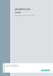 Line filter - Siemens Support
