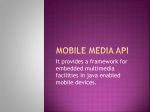 Mobile Media API - MobileEducationkit