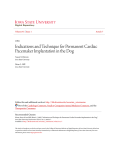 Indications and Technique for Permanent Cardiac Pacemaker