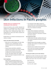 Skin Infections in Pacific peoples