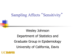 Sampling Affects “Sensitivity”