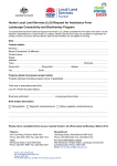 (LLS) Request for Assistance Form Landscape Connectivity and
