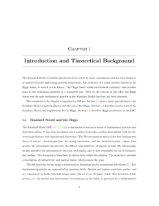 Introduction and Theoretical Background