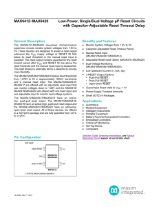 MAX6412–MAX6420 Low-Power, Single/Dual