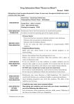 Drug Information Sheet ("Kusuri-no