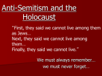 Anti-Semitism and the Holocaust - Sunset Ridge School District 29