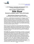 Side Show - La Jolla Playhouse
