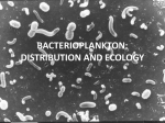 BACTERIOPLANKTON: DISTRIBUTION AND ECOLOGY