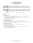 AP Music Theory Student Sample (2016) – Question 3