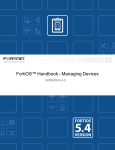 Managing Devices for FortiOS 5.4