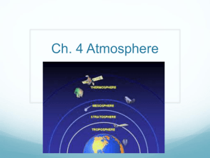 Ch. 4 Atmosphere - Warren County Schools