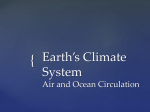 Air and Ocean Circulation