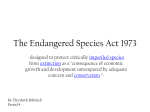 The Endangered Species Act of 1988