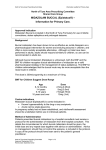 Information for Primary Care. - North Of Tyne Area Prescribing