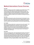 Medical Interventions Course Overview