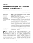 Recurrence of Pterygium with Conjunctival Autograft Versus