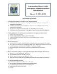 ASSESSMENT QUESTIONS Verification and validation of hearing